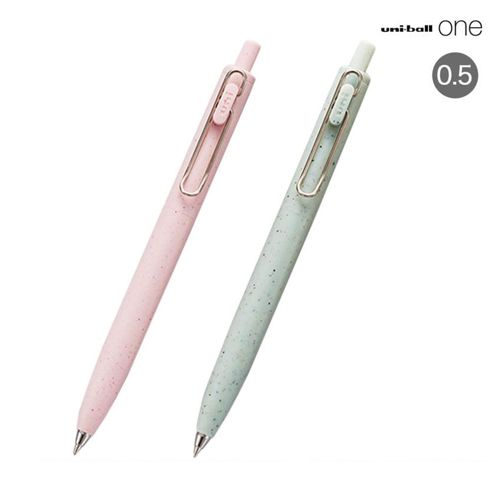 유니볼 원 F 어스 텍스처 볼펜 0.5mm