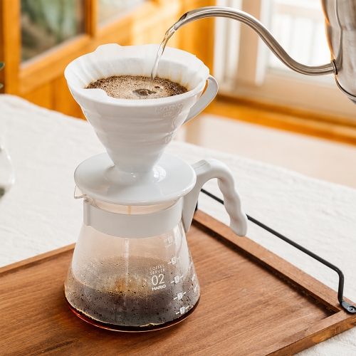 하리오 V60 커피 드리퍼 페일그레이 에디션 핸드드립세트 700ml