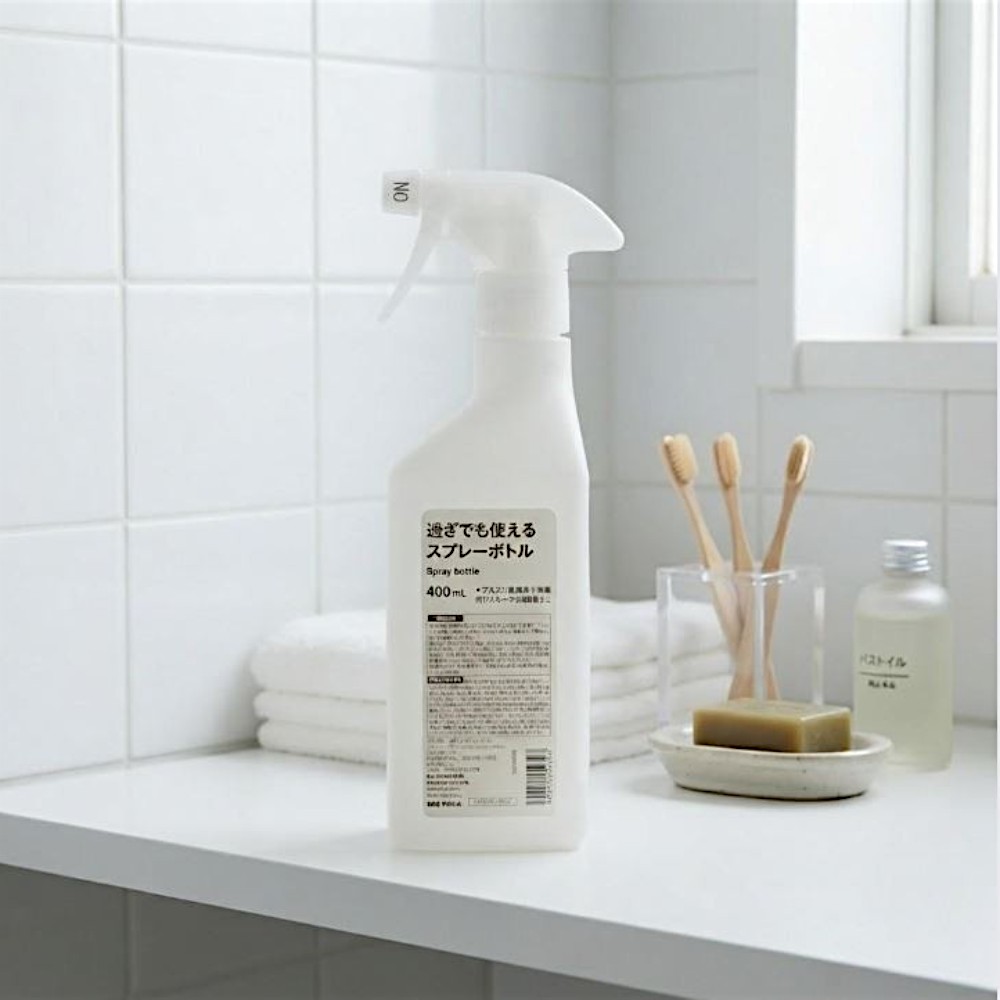 일본 무인양품 거꾸로 OK 스프레이 보틀 공병 400ml