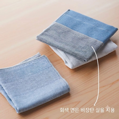 마루야마 비장탄 키친크로스 일본 6겹 주방 행주 35x35cm
