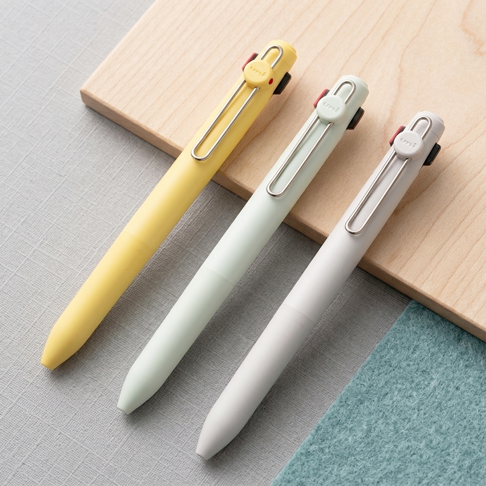 UNI 유니볼 젠토 부드러운 젤펜 스탠다드 수성 3색 멀티펜 0.38mm