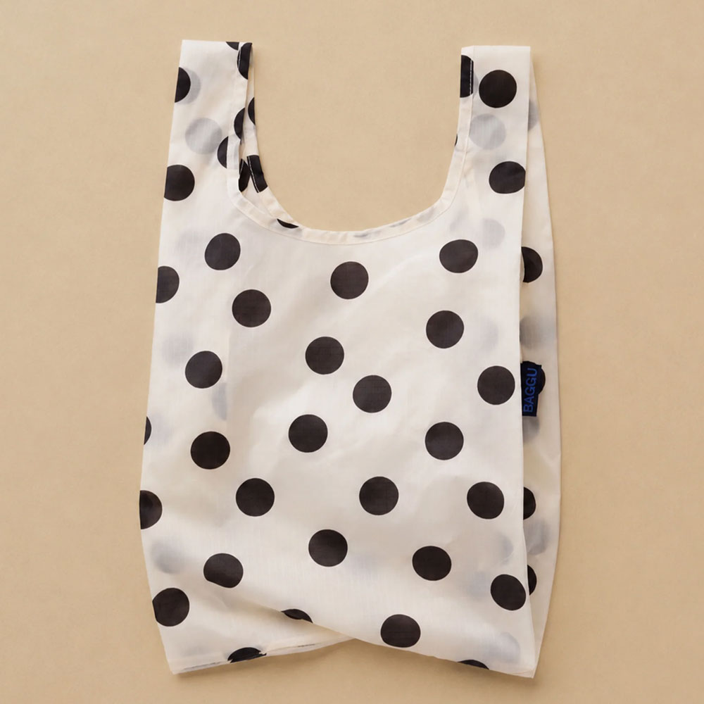 BAGGU 바쿠 베이비 Cream&Black Dot