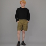 레트로라인 카고 반바지 RBC-340 코팅 올리브