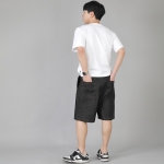 립스포켓 반바지 ERS-349 데님 블랙