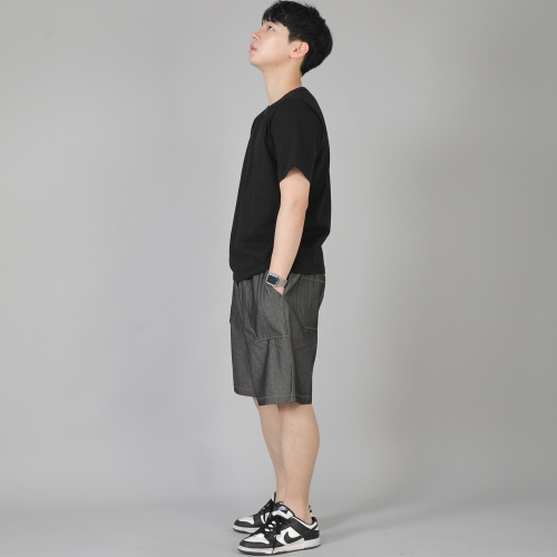 퍼티그 반바지 EFS-348 데님 그레이블랙