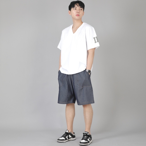 퍼티그 반바지 EFS-348 데님 라이트인디고