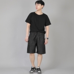 퍼티그 반바지 EFS-348 데님 블랙