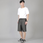 핀턱 반바지 EPS-350 데님 그레이블랙