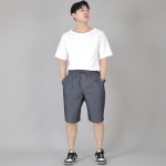 핀턱 반바지 EPS-350 데님 라이트인디고