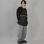 미니멀 와이드포켓 에이프런 MWA-1320 데님 블랙