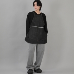 미니멀 와이드포켓 에이프런 MWA-1320 데님 블랙