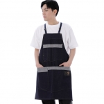 워커앤빌더 에이프런 WNB-1301 데님 인디고 BRS