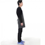 컬러바택 포인트 멀티유즈 작업 에이프런 CB-1300 차콜