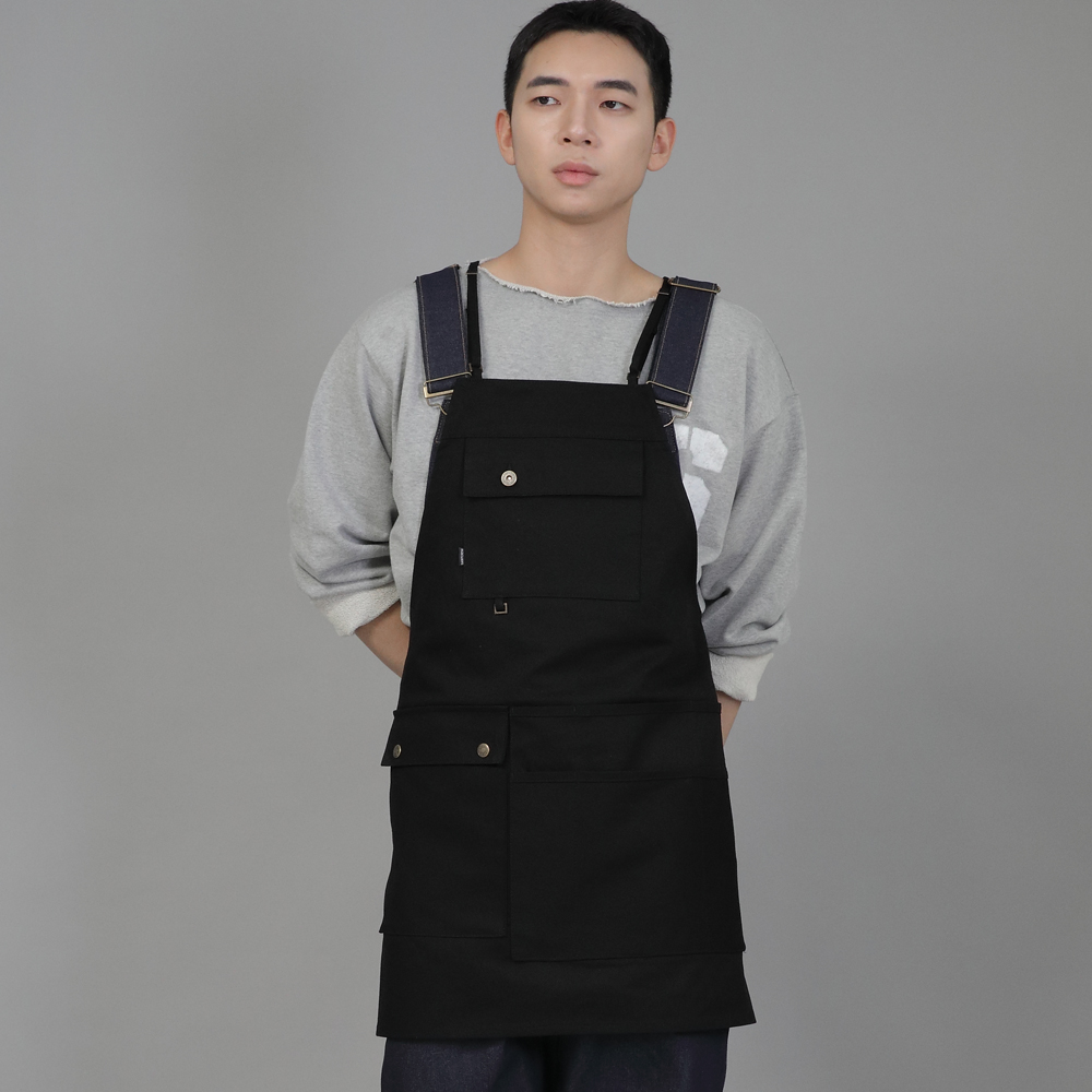 굿워크 엑스퍼트 에이프런 GWE-1308 블랙