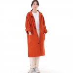 퍼티그 롤업 버튼 롱코트 FBL-700 브릭
