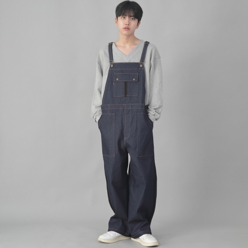 사이드라인 클래식 EX 와이드 오버롤 PCW-617 데님 인디고