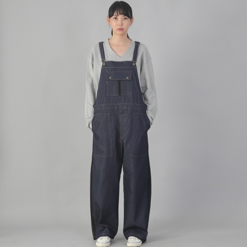 사이드라인 클래식 EX 와이드 오버롤 PCW-617 데님 인디고