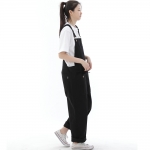 데크 와이드빕 카고포켓 오버롤 WCP-601 블랙