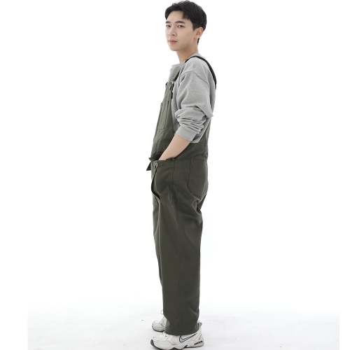데크 와이드빕 카고포켓 오버롤 WCP-601 카키