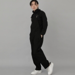 링클포켓 밴드 오버롤 WPB-613 블랙