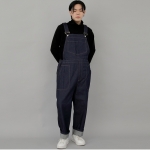 링클포켓 밴드 오버롤 WPB-613 데님 인디고 BRS