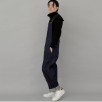 링클포켓 밴드 오버롤 WPB-613 데님 인디고 BRS