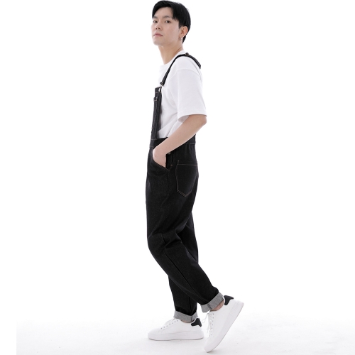 시티보이 버튼 오버롤 CBB-607 데님 블랙 BRS