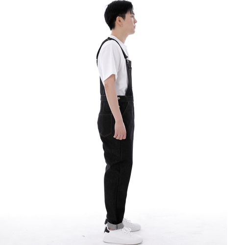 시티보이 버튼 오버롤 CBB-607 데님 블랙 BRS