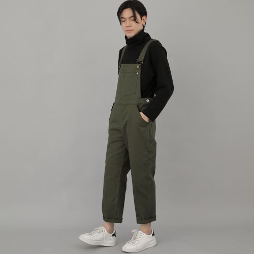 와이드 커팅크롭 오버롤 WCC-610 카키