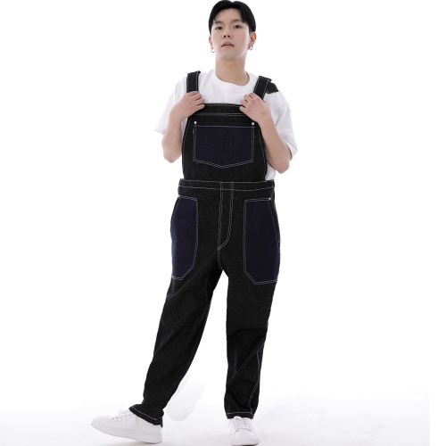 워커앤빌더 퍼티그 오버롤 WNB-605 데님 믹스블랙 WHS