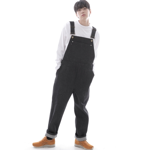 워커앤빌더 퍼티그 오버롤 WNB-605 데님 블랙 BKS