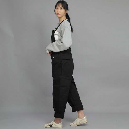 카고포켓 테이퍼드 밴드 오버롤 CPT-614 블랙