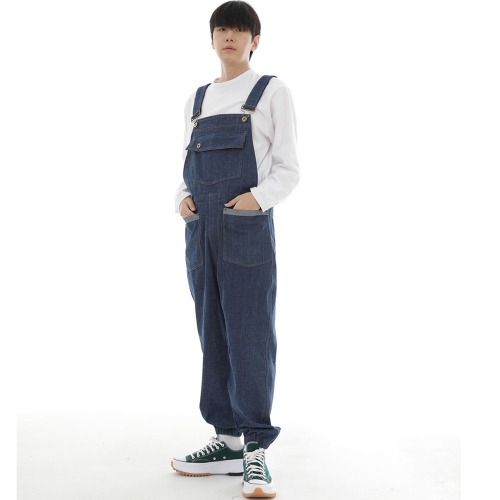 커버빕 오리엔탈 조거 오버롤 CO-603J 데님 미디엄블루 BRS