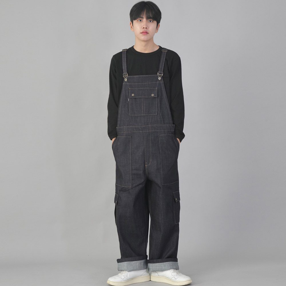 클래식 카고 EX 와이드 오버롤 CCW-615 데님 내추럴인디고