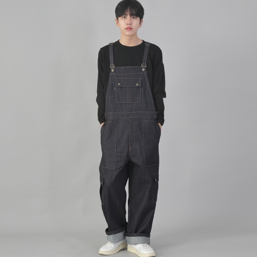 클래식 카고 EX 와이드 오버롤 CCW-615 데님 내추럴인디고