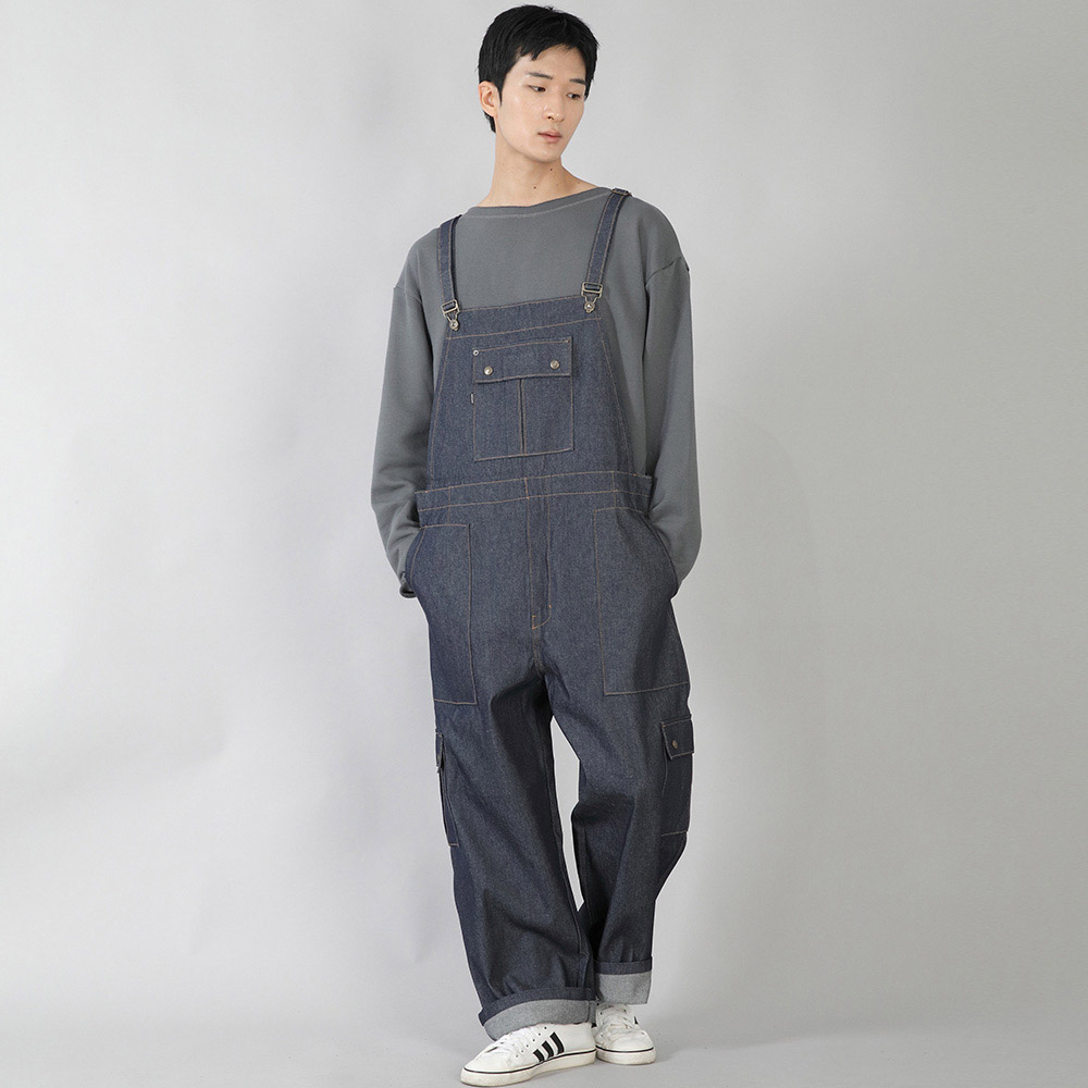 클래식 카고 EX 와이드 오버롤 CCW-615 데님 인디고