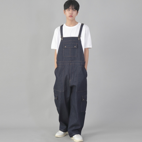 클래식 카고 EX 와이드 오버롤 CCW-615 데님 인디고