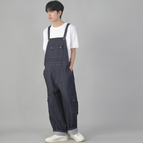 클래식 카고 EX 와이드 오버롤 CCW-615 데님 인디고