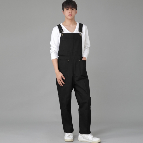 펜타곤 핀턱 오버롤 PP-604 블랙