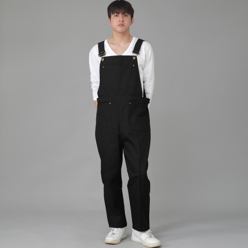 펜타곤 핀턱 오버롤 PP-604 블랙