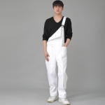 펜타곤 핀턱 오버롤 PP-604 화이트