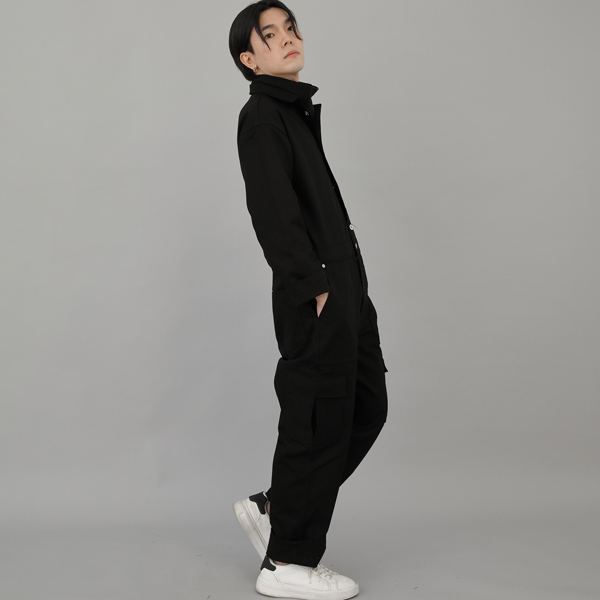 레트로라인 카고 점프슈트 RLC-509 블랙