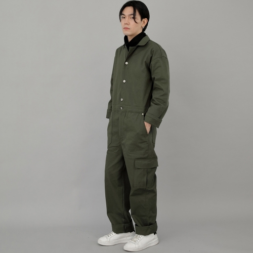 레트로라인 카고 점프슈트 RLC-509 카키