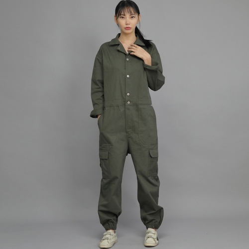 레트로라인 카고조거 점프슈트 RLCJ-509 카키