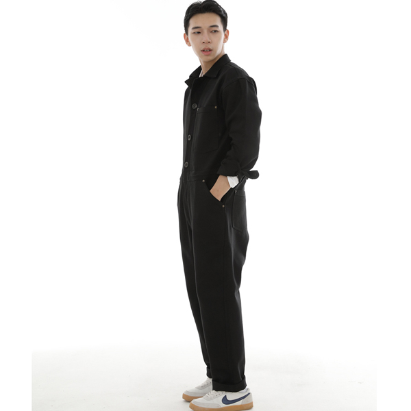 센스워커 테이퍼드 점프슈트 SWT-503 블랙
