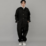 센스워커 테이퍼드 점프슈트 SWT-503 데님 블랙 BRS