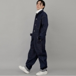 센스워커 테이퍼드 점프슈트 SWT-503 데님 인디고 BRS