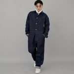 센스워커 테이퍼드 점프슈트 SWT-503 데님 인디고 BRS