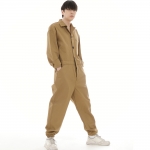 센스워커 테이퍼드 조거 점프슈트 SWT-503J 카멜
