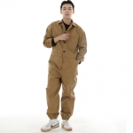센스워커 테이퍼드 조거 점프슈트 SWT-503J 카멜
